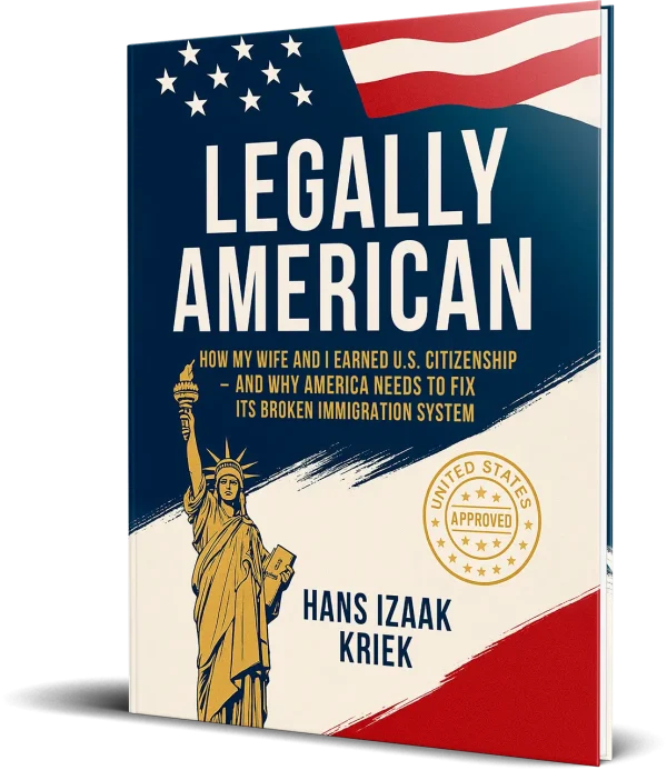 Legally American By Author Hans Izaak Kriek Book cover